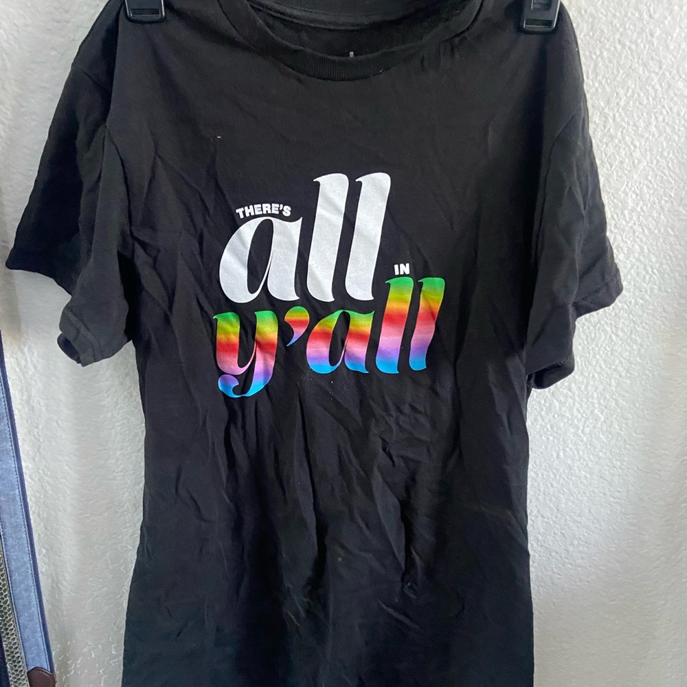 Black Graphic Tee - All In Y'all